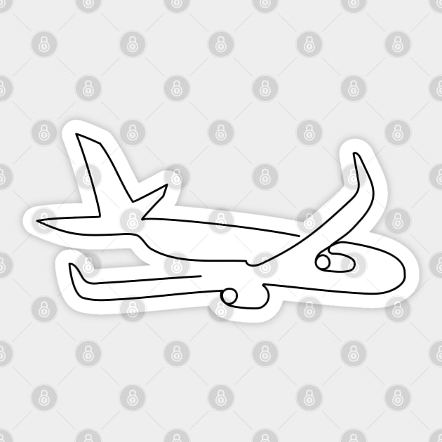 Pilot line drawing Sticker by VFR Zone